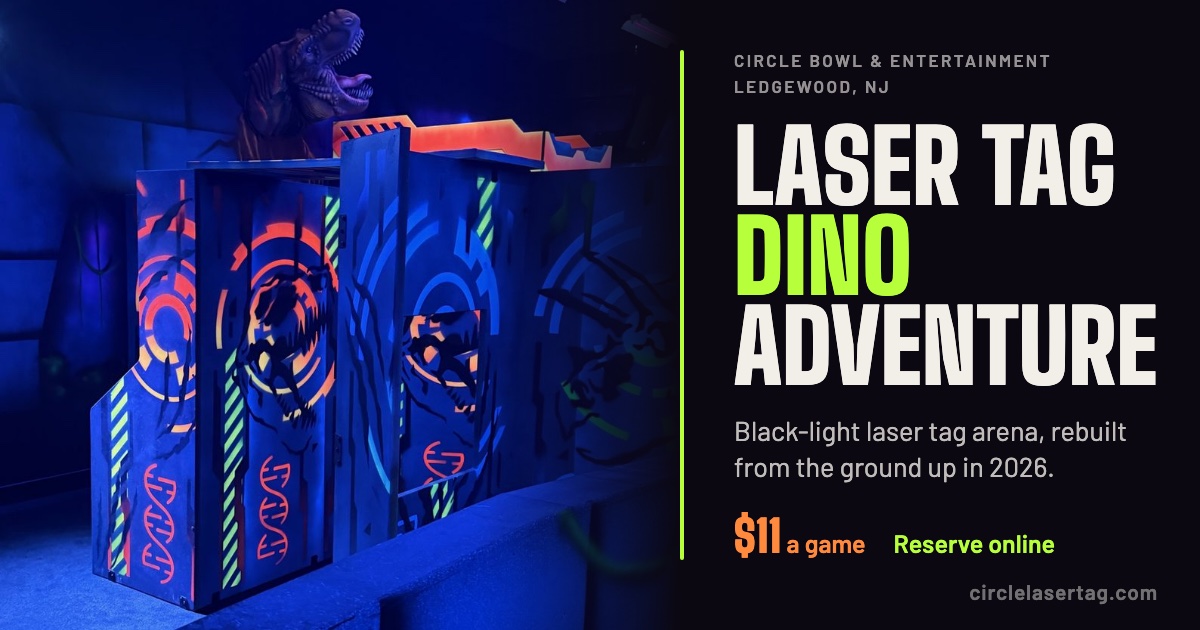 Laser Tag in Ledgewood NJ | Laser Tag Dino Adventure, Morris County